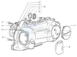 Granturismo 200 L U.S.A. drawing Crankcase cooling