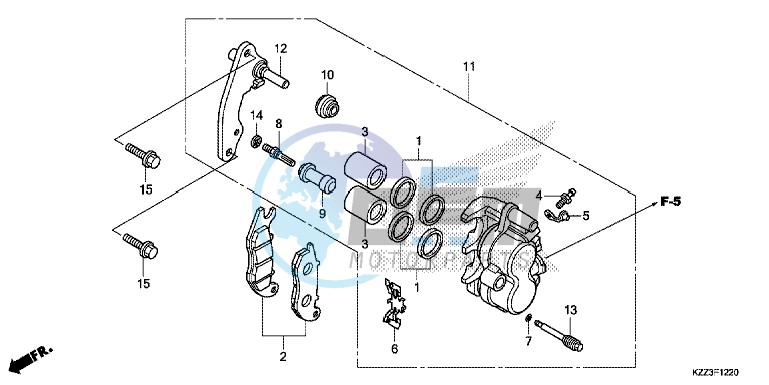 FRONT BRAKE CALIPER