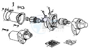 GPR 50 drawing Starting motor