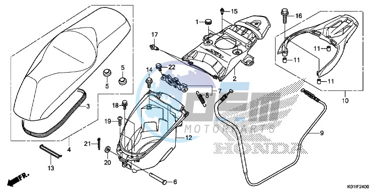 SEAT/LUGGAGE BOX