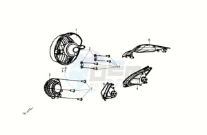 CROX 50 drawing HEADLAMP CPL