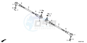 TRX500FPEC drawing TIE ROD