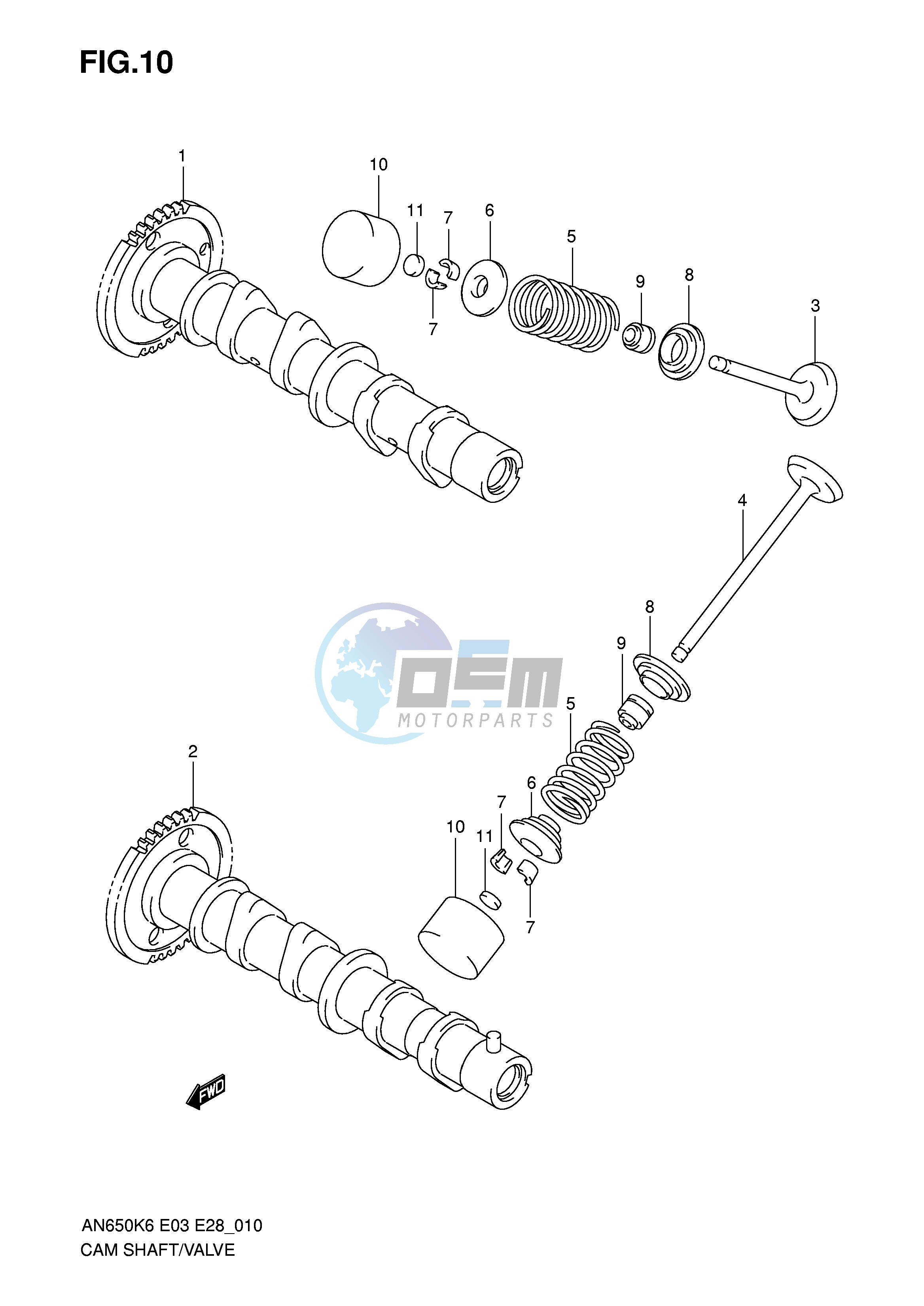 CAM SHAFT VALVE