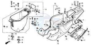 PK50 drawing LUGGAGE BOX/BODY COVER