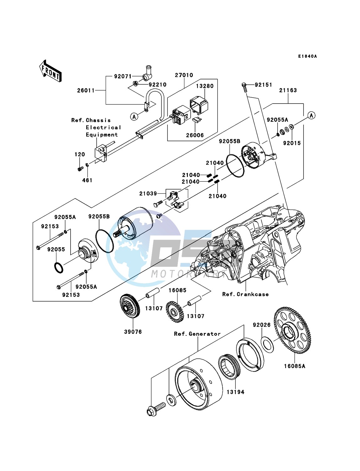 Starter Motor(ER650AE046805-)