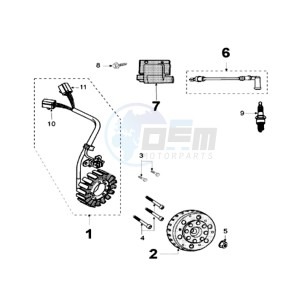 GEOPOLIS 125 SC drawing IGNITION PART