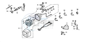 TRX350TM RANCHER S drawing STOP LIGHT SET