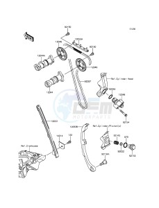 NINJA_250SL BX250AFF XX (EU ME A(FRICA) drawing Camshaft(s)/Tensioner