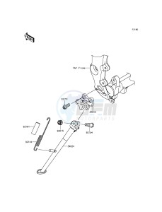 NINJA_ZX-6R ZX636EFF FR GB XX (EU ME A(FRICA) drawing Stand(s)