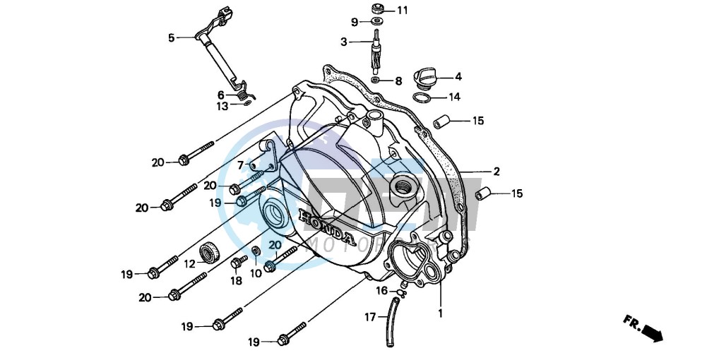 RIGHT CRANKCASE COVER