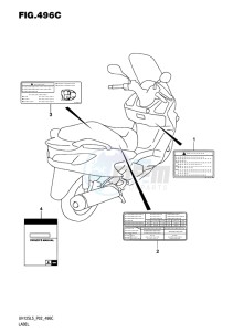 UH125 BURGMAN EU drawing LABEL