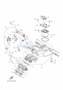 XTZ690D TENERE 700 WORLD RAID (BAG1) drawing INTAKE