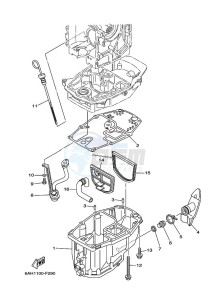 F15CMHS drawing VENTILATEUR-DHUILE