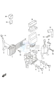 DF 9.9B drawing Rectifier/Ignition Coil Remote Control