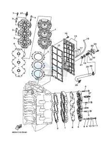 250AETOX drawing CYLINDER--CRANKCASE-2