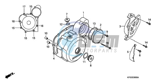 LEFT CRANKCASE COVER