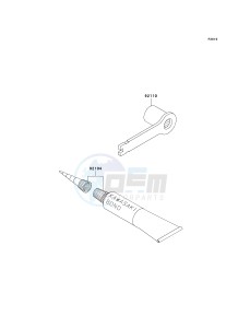 KX 125 M (M1) drawing OWNERS TOOLS