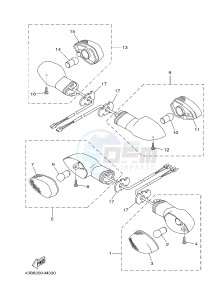 YBR125EGS (43B9) drawing FLASHER LIGHT