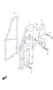 DF 175 drawing Exhaust Cover