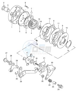 JR50 (P3-P28) drawing CLUTCH