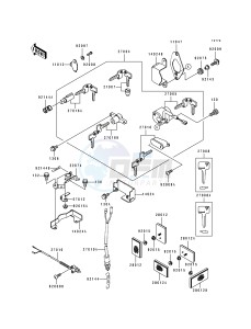 EN 500 A [VULCAN 500] (A6-A7) [VULCAN 500] drawing IGNITION SWITCH_LOCKS_REFLECTORS