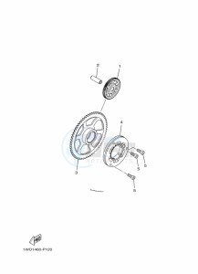 YZF250-A (B6P4) drawing STARTER CLUTCH