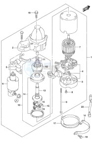 DF 300AP drawing Starting Motor