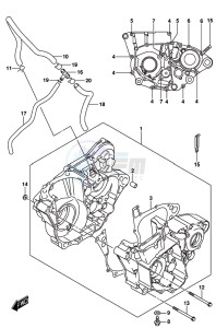 RM-Z450 drawing CRANKCASE