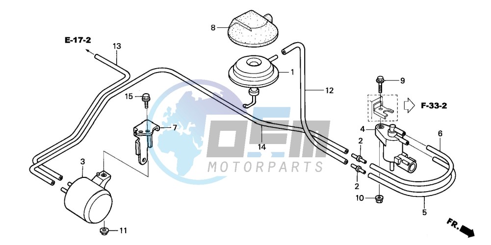 SOLENOID VALVE (VTR1000SP 2/3/4/5/6)