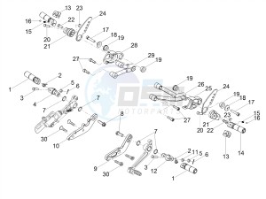 V7 III Racer 750 e4 (EMEA) drawing Foot rests