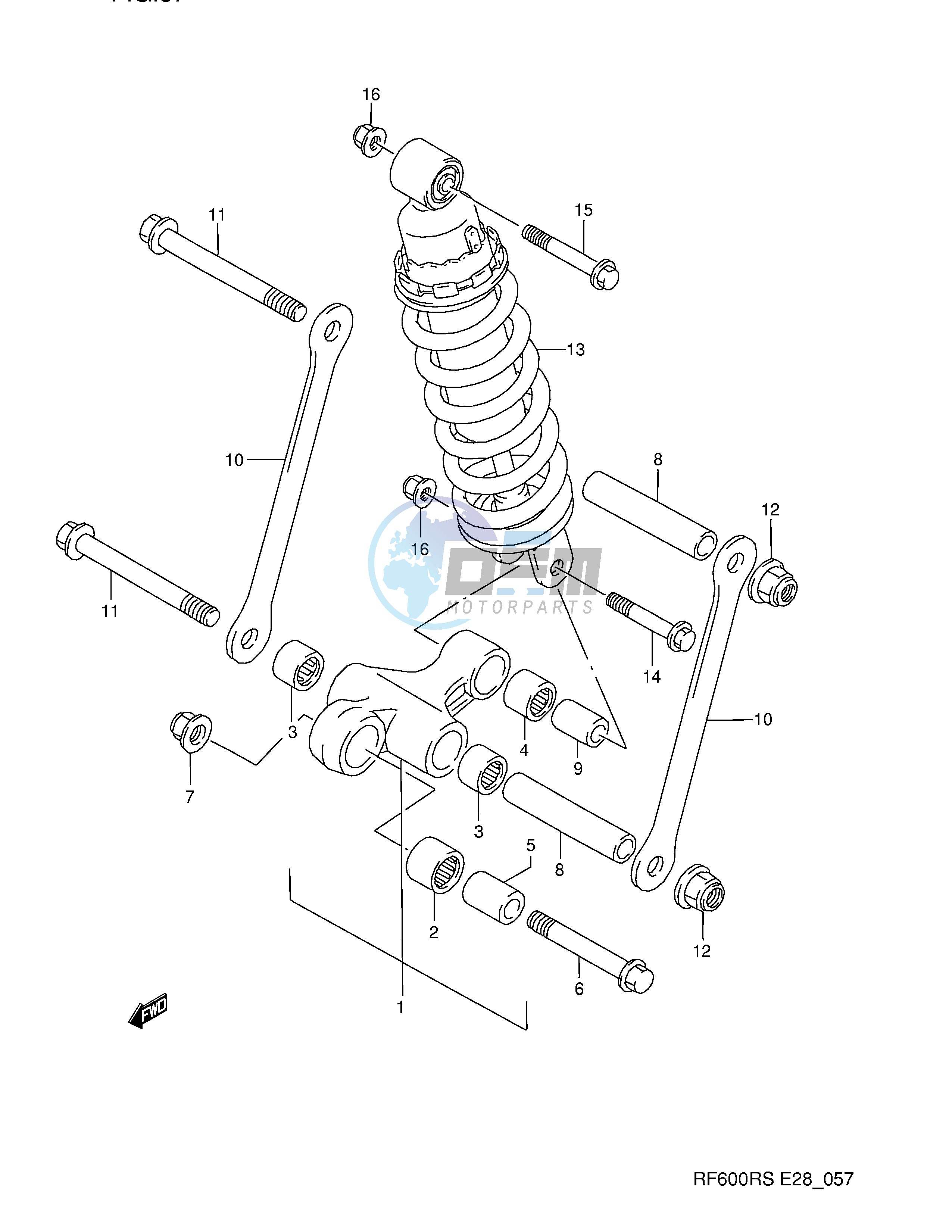 REAR CUSHION LEVER