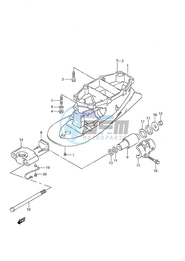 Drive Shaft Housing (DF200TL 2008 & Newer)