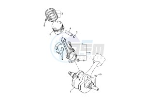 XVS A DRAG STAR CLASSIC 650 drawing CRANKSHAFT PISTON