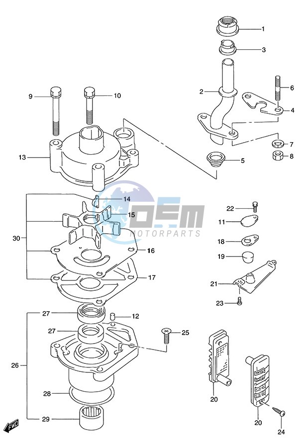 Water Pump (DT115S