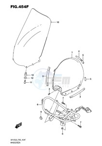 UH125 ABS BURGMAN EU drawing WINDSCREEN