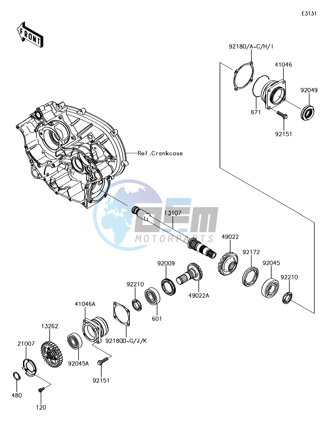 Front Bevel Gear