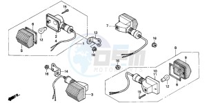 XR250R drawing WINKER (U)