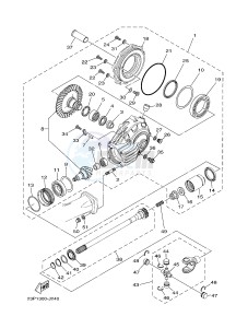 XT1200Z SUPER TENERE ABS (BP81) drawing DRIVE SHAFT