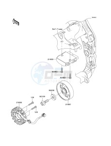 ZX 1000 D [NINJA ZX-10R] (D6F-D7FA) D7F drawing GENERATOR