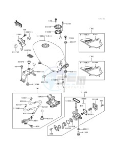 EX 500 A [EX500] (A4-A7) [EX500] drawing FUEL TANK -- EX500-A7- -