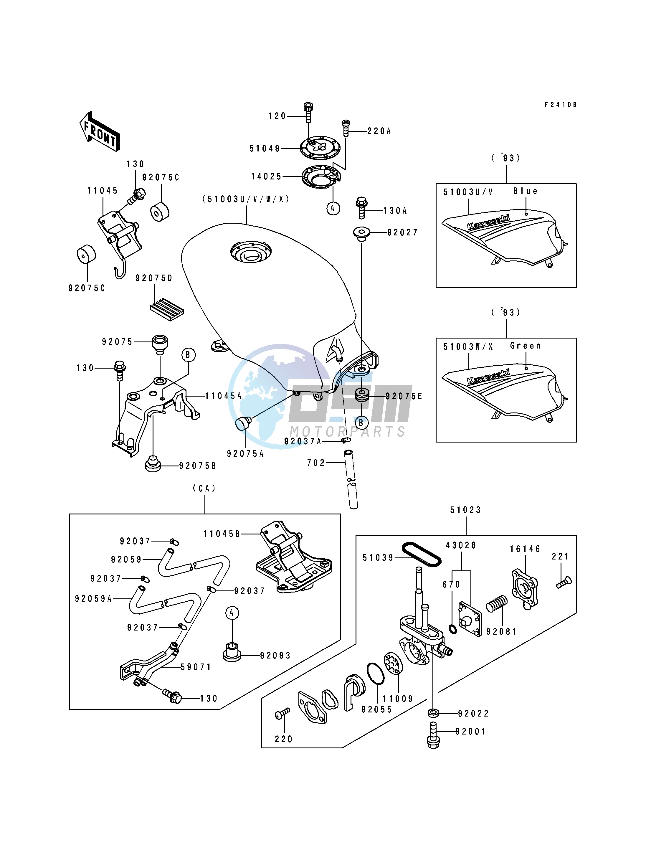 FUEL TANK -- EX500-A7- -