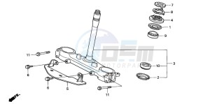 XL1000V VARADERO drawing STEERING STEM