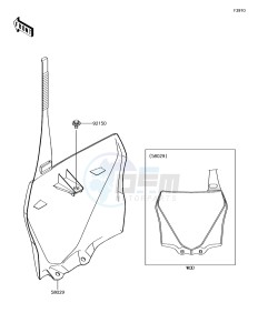 KX85 KX85CGF EU drawing Accessory