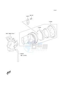 KDX 50 A (A1-A3) drawing AIR CLEANER