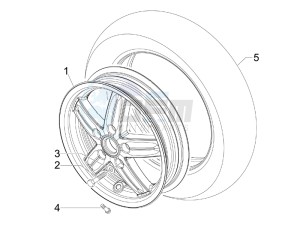 S 50 4T 4V College drawing Front wheel