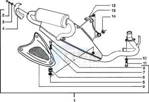 NRG 50 MC3 DD drawing Catalytic silencer