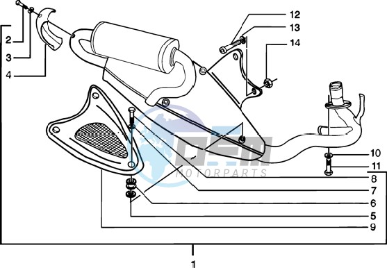 Catalytic silencer