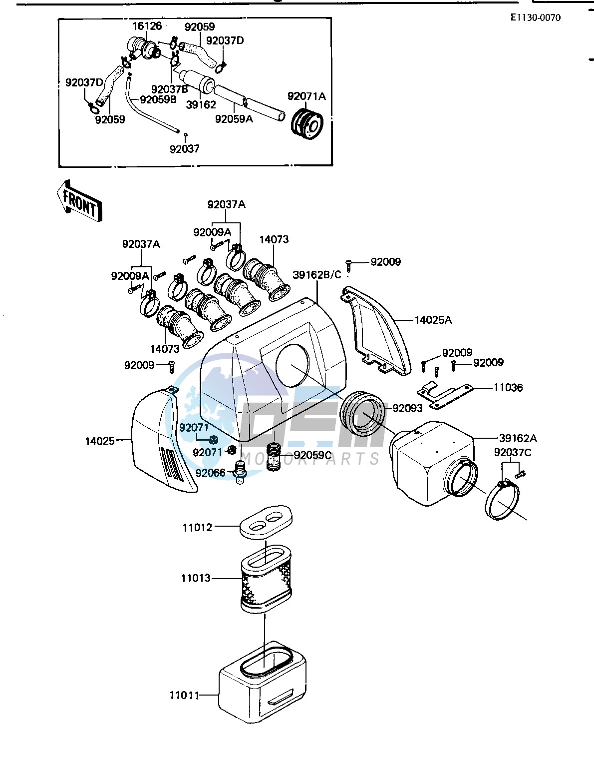 AIR CLEANER -- KZ1100-B2- -