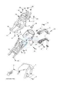 MT125 MT-125 (5D7C) drawing FENDER