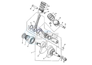 XV VIRAGO 125 drawing CRANKSHAFT PISTON